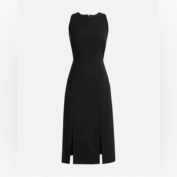 J.Crew Side-slit shift dress in Italian stretch wool BY789